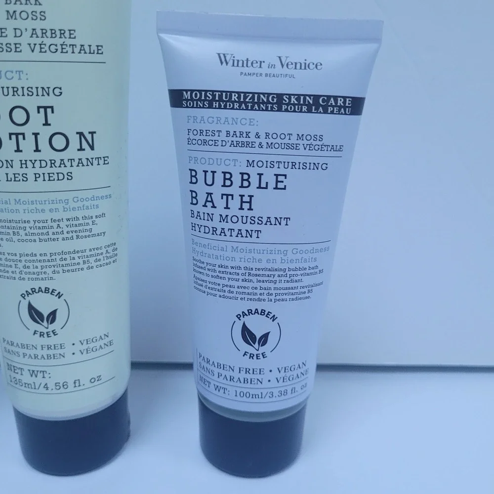 New‎ Winter in Venice Set Shower Gel Foot Lotion Bubble Bath